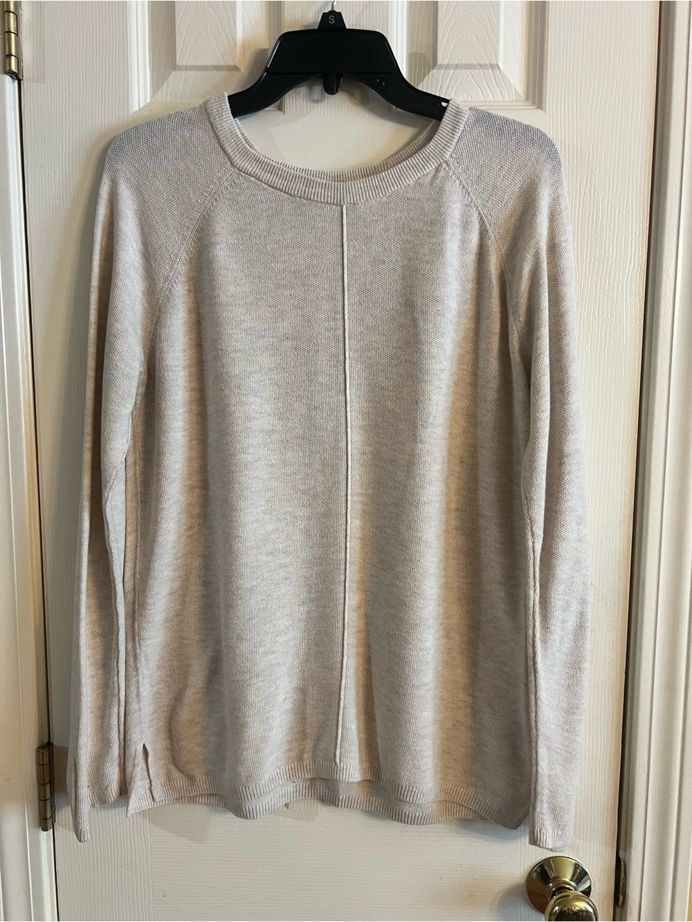 Sonoma Light Heather Gray Crewneck Sweater